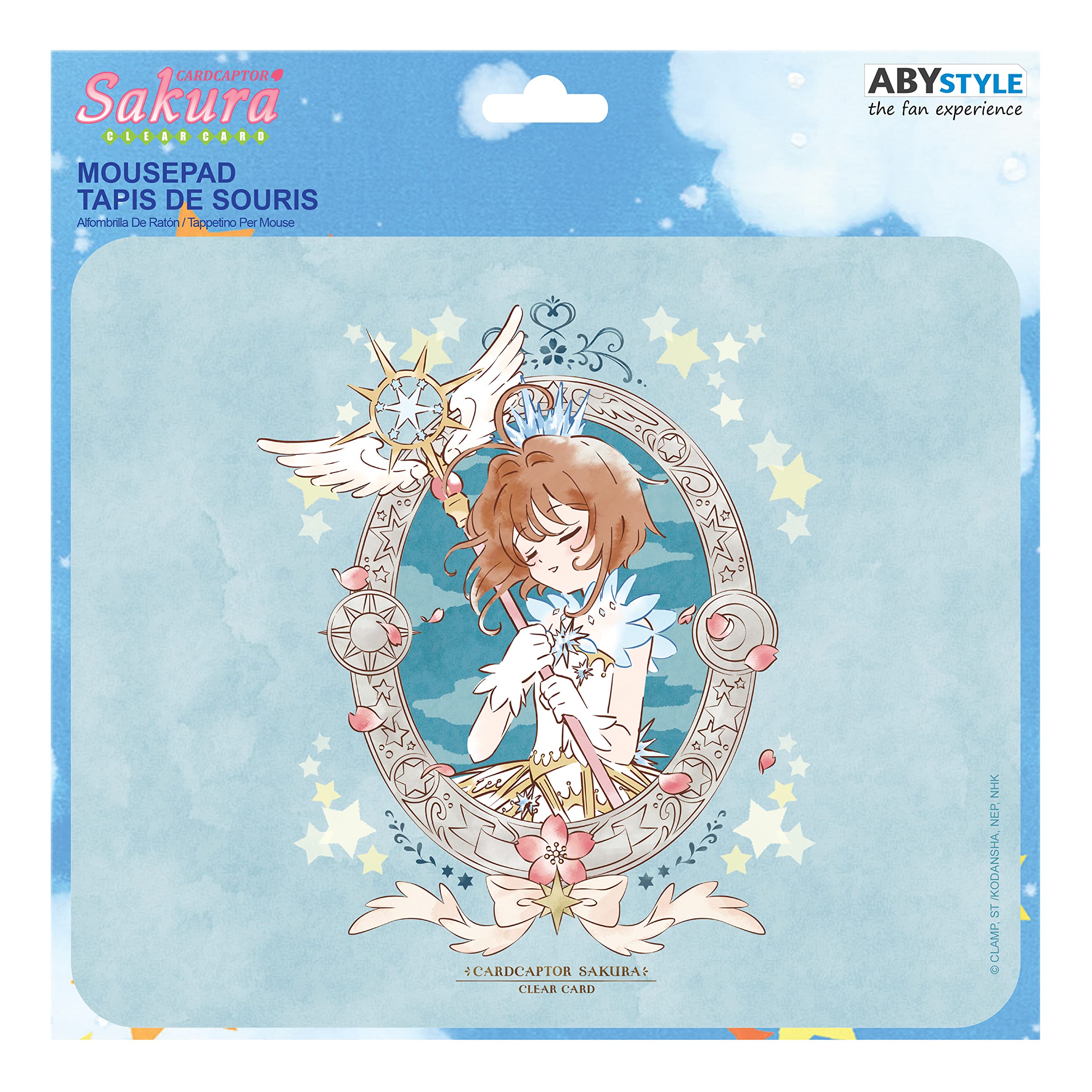 Amazon.com: ABYSTYLE Cardcaptor Sakura Crystal Feather Mousepad